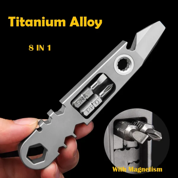 Titanium Alloy Ratchet Screwdriver Tool