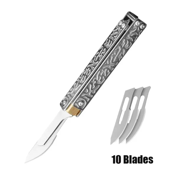 Stainless Steel Multi-function Folding Utility Knife - Image 8