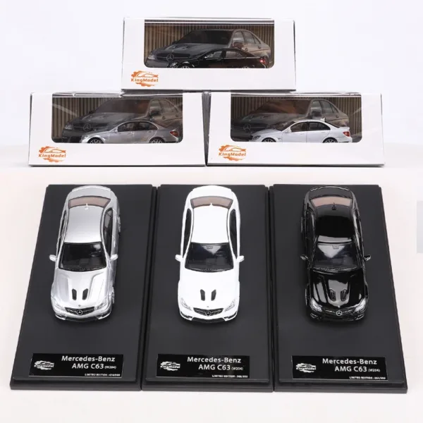 Diecast 1:64 AMG C63 W204 Model Car - Image 3