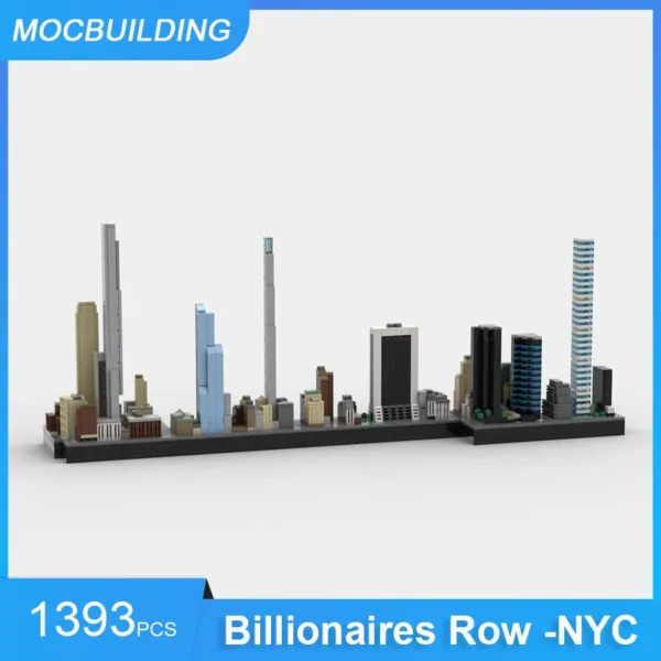 MOC Building Blocks NYC Skyline 549PCS Set - Image 6