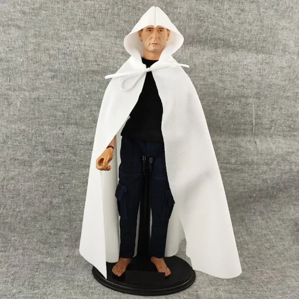 1:6 Scale Black Hooded Cloak for Action Figures - Image 8