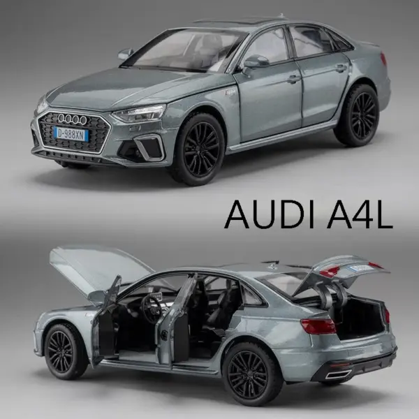 1:32 Scale AUDI A4 Alloy Model Car - Image 6