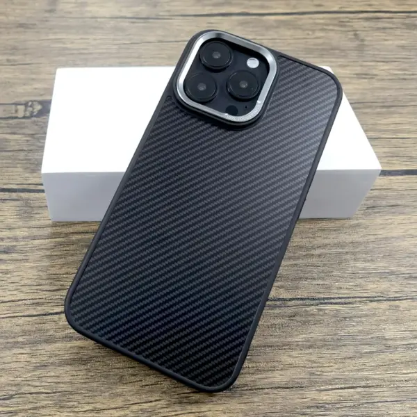 Carbon Fiber Matte Case for iPhone 11-16 Pro Max