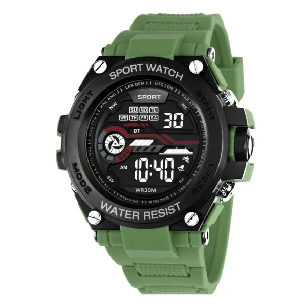 YIKAZE Men's Digital Sports Watch 51mm Waterproof - Image 10