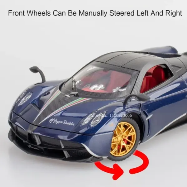 1/24 Scale Pagani Huayra Toy Car Model - Image 4