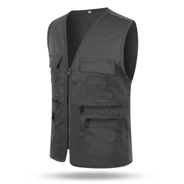 Men's Multi-pocket Casual Fishing Vest - Image 3