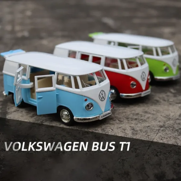 1:36 Volkswagen VW T1 Bus Diecast Toy Model