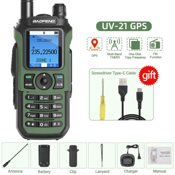 Baofeng UV-21 Pro Waterproof Walkie Talkie - Image 7