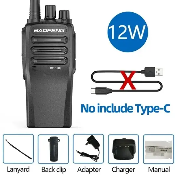 BaoFeng BF-1909 High Power Walkie Talkie - Image 7