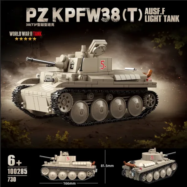 WW2 Tank Building Blocks Model Set for Kids - Image 20