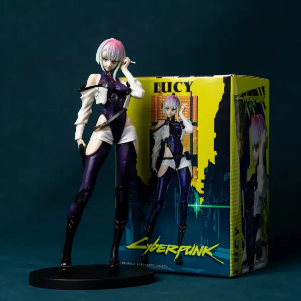 22CM Cyberpunk Edgerunners Lucy PVC Figure - Image 4
