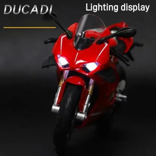 Ducati V4S 1:9 Diecast Model Car with Lights - Image 2