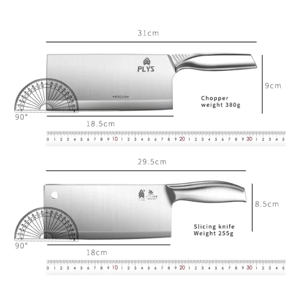 Stainless Steel 18.5 Inch Kitchen Slicing Knife - Image 6