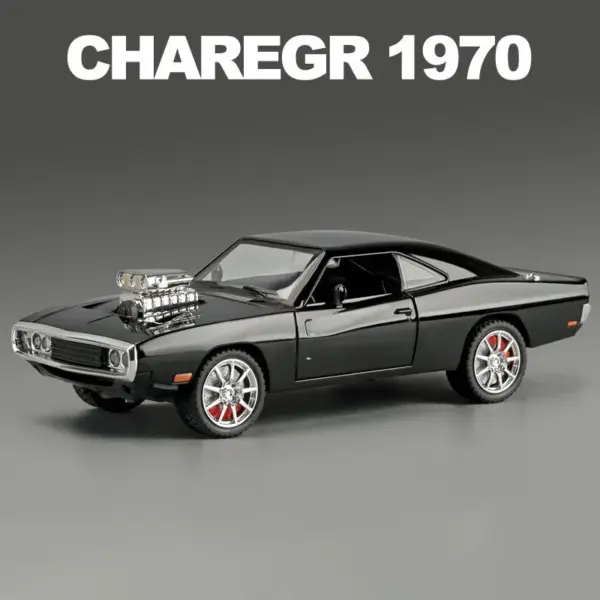 1970 Dodge Charger Diecast Model Car 1:24 - Image 6