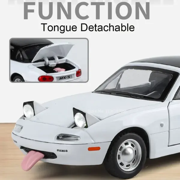 1:24 Mazda MX-5 Diecast Car with Sound - Image 2