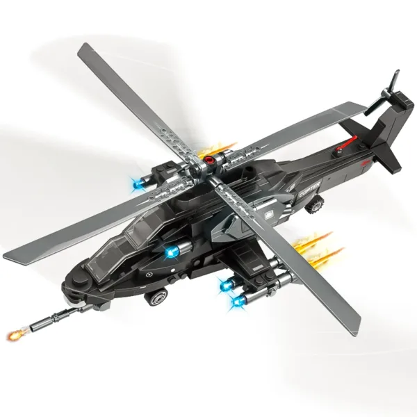 Military Helicopter Building Blocks Set - Image 6