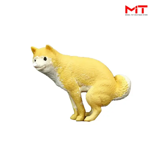 Pissing Dog Shiba Inu Miniature Model Set - Image 7