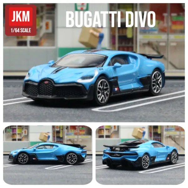 1/64 Scale Bugatti Diecast Model Car Collection - Image 11