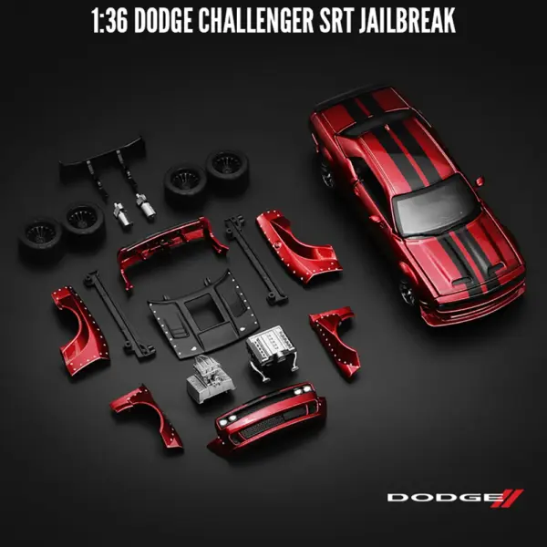 2022 Dodge Challenger SRT Jailbreak Alloy Model