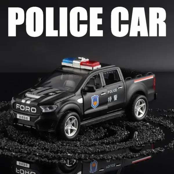 1:32 Ford F150 Police Diecast Toy Model - Image 2