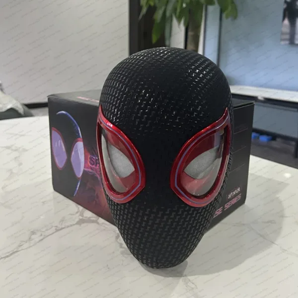 Spiderman Moving Eyes Electronic Mask Cosplay - Image 4