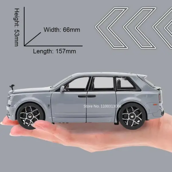 1:32 Rolls Royce Cullinan Alloy Model Car - Image 4