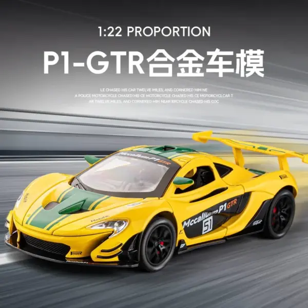 1:24 McLaren P1 Diecast Racing Car Model - Image 2