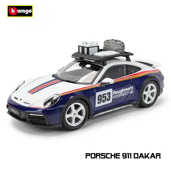 1:24 Scale Porsche 911 Dakar Diecast Model