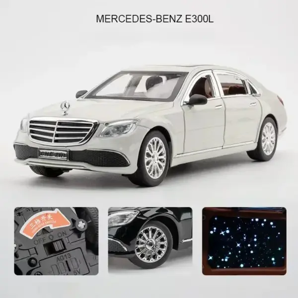 Benz E300 E-Class Metal Toy Car Model - Image 7