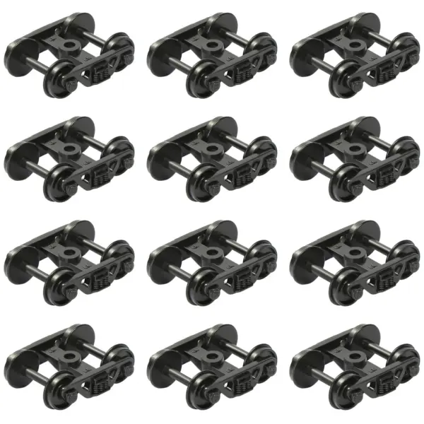 24pcs HO Scale Model Train Bearing Trucks - Image 2