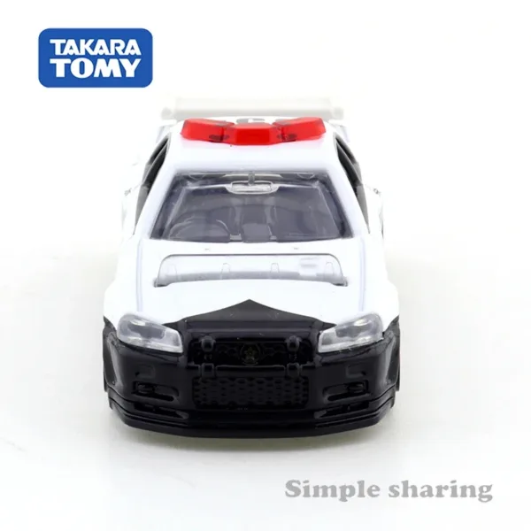 Nissan Skyline GT-R BNR34 Police Car Model - Image 3