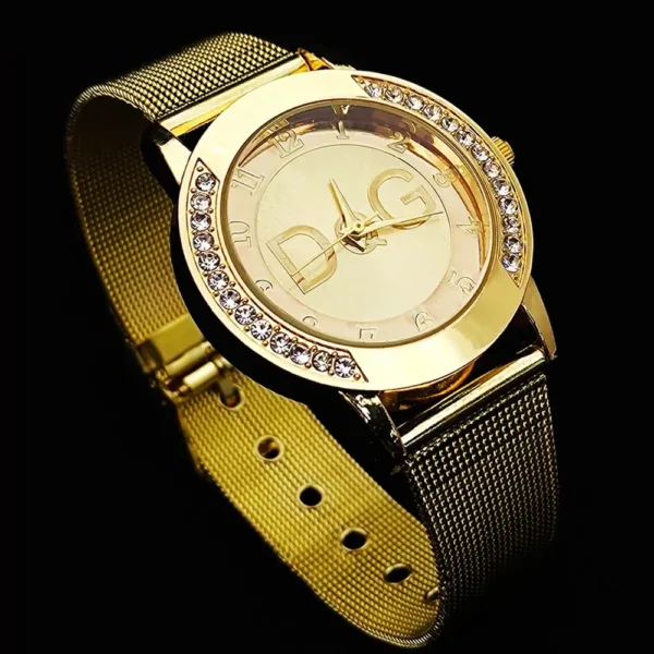 Luxury Stainless Steel Quartz Watch for Women - Image 2