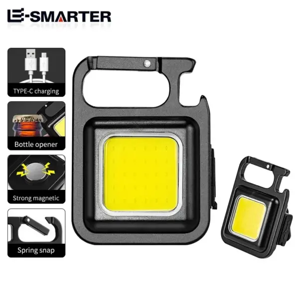 Multifunctional Portable Keychain LED Flashlight - Image 6