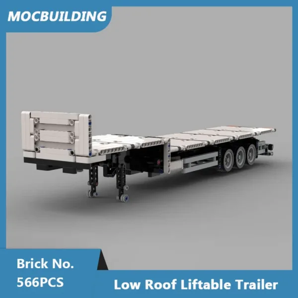 MOC Building Blocks Truck Trailer Set 314PCS - Image 6