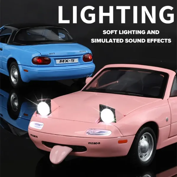 Mazda MX-5 1/24 Scale Diecast Model Car - Image 3