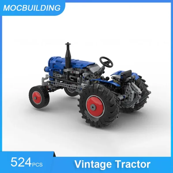 Vintage Tractor Building Blocks Set 524PCS - Image 4