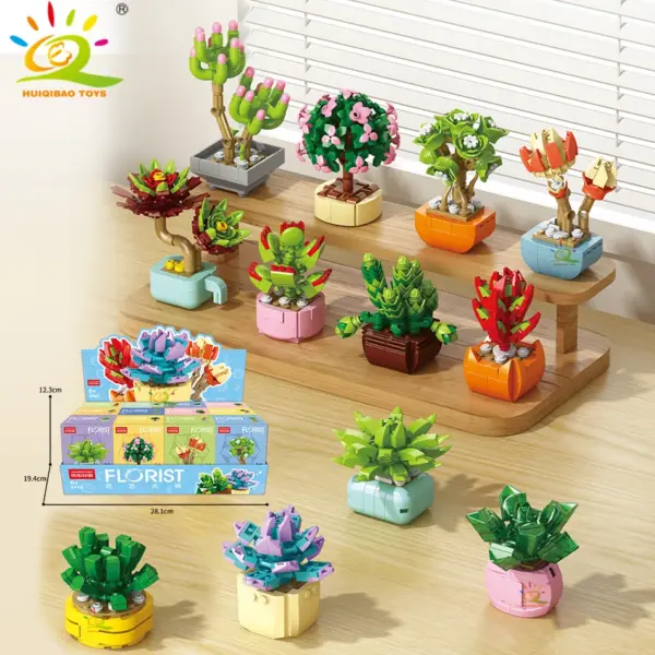 DIY Flower Succulent Building Blocks Set - Image 8
