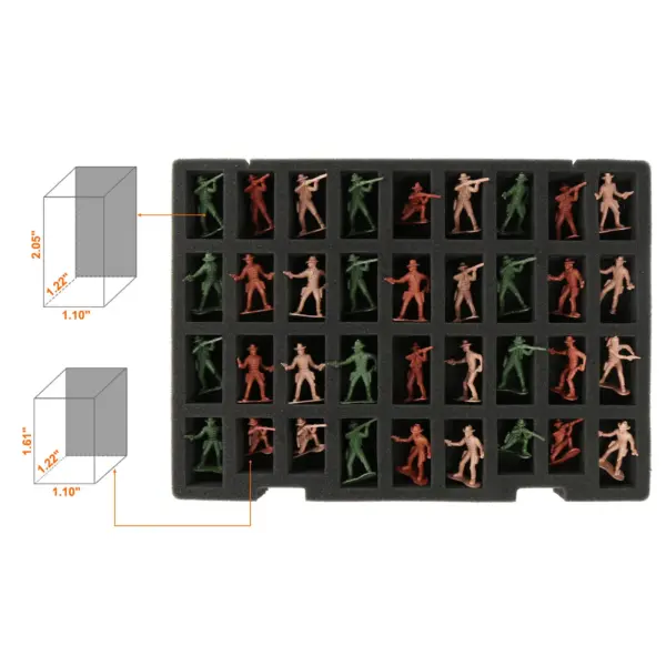 Dual-layer Miniature Figure Storage Organizer Case - Image 4