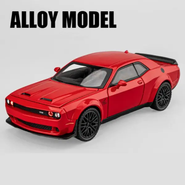 1:32 Dodge Challenger Helicat SRT Diecast Model - Image 9