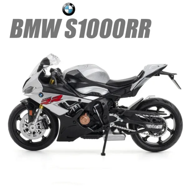 1:12 Scale BMW S1000RR Motorcycle Model Toy - Image 9