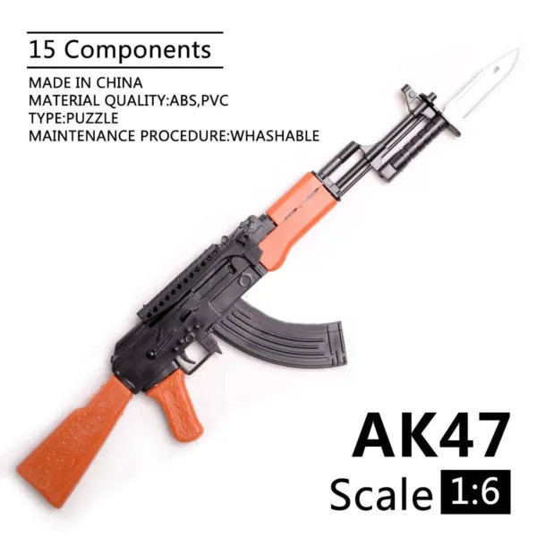 1/6 Scale AK47 Toy Gun Model Assembly