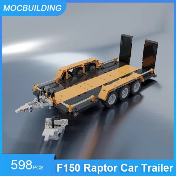 MOC Building Blocks Truck Trailer Set 314PCS - Image 5