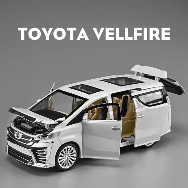 1:32 Toyota VELLFIRE MPV Alloy Diecast Model