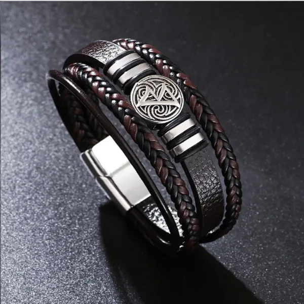 Punk Vintage Geometric Cuff Bracelet Unisex - Image 24