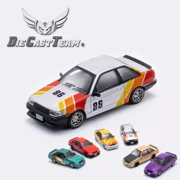 1/64 Toyota Corolla Levin AE86 Diecast Model - Image 2