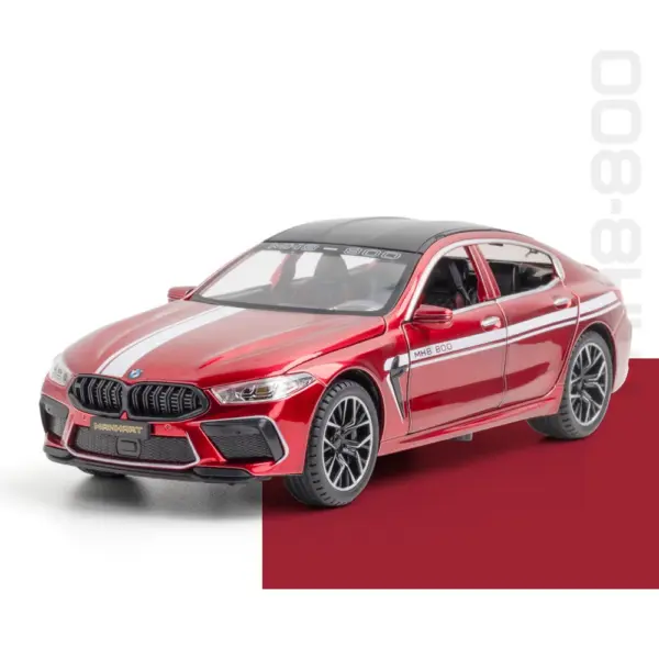 1:24 M8 MH8-800 Diecast Car Toy Model - Image 7