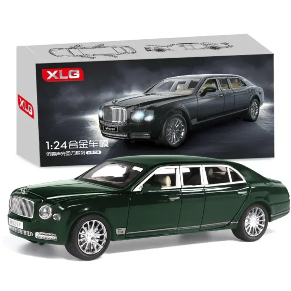 1:24 Bentley Mulsanne Metal Car Model - Image 7