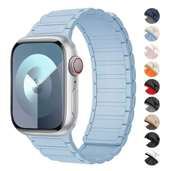 Silicone Magnetic Strap for Apple Watch 49mm