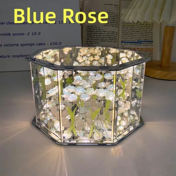 DIY Tulip Mirror Cube LED Night Light - Image 11