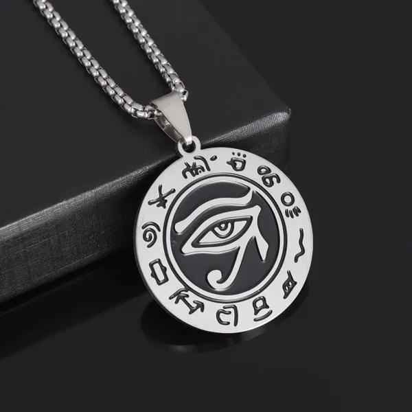 Eye of Horus Cross Pendant Necklace - Image 23